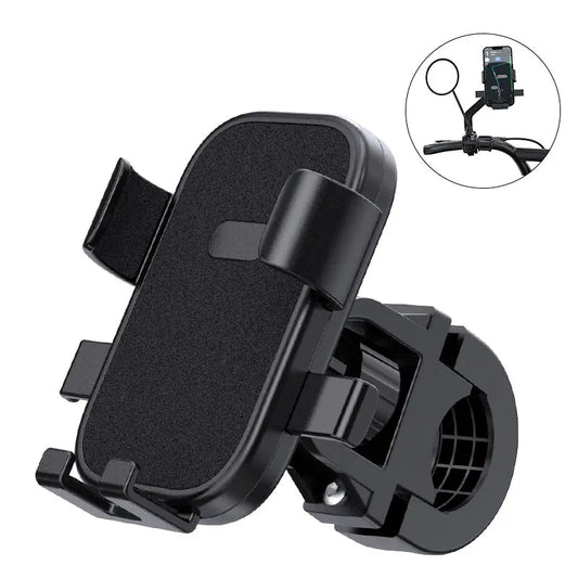 Anti-Slip Phone Mount 360° Rotatable Adjustable Bike Phone Mount for Outdoor Cycling, Mountain Bike Accessories